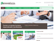 Tablet Screenshot of campodelorca.com